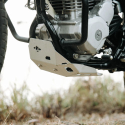Kawasaki KLX 230 Vambrace Bashplate - Silver (CKD Version)